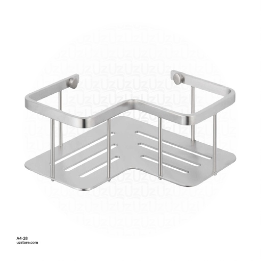 [A4-28] Chrome Corner shelf 20x20x7cm 304 Stainless steel SC5220