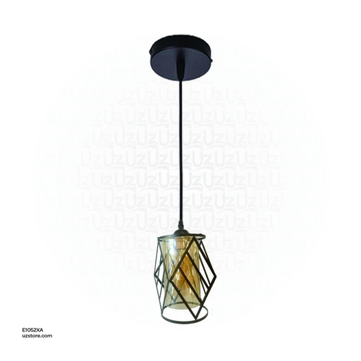 [E1052XA] Single Pendant Light E27 8244/1