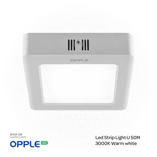 [EP233-12D] OPPLE LED Slim Surface Light Square Sm-ESII S150-12W-6000K-WH-NV , Day Light 540002002310