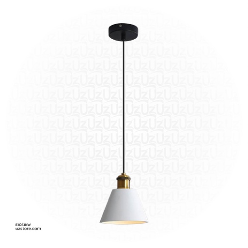 [E1051KW] Pendant Light 9412/1 White 160*160