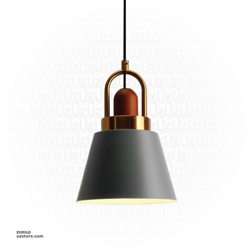 [E1051LD] Pendant Light 9414/1 Dark Grey 220*250