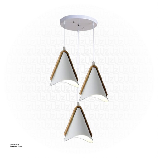 [E1054SA-3] Pendant Light 3204-3 White 150*200