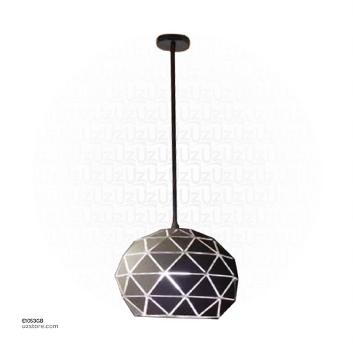 [E1053GB] Pendant Light 7001/1 Black 200*250