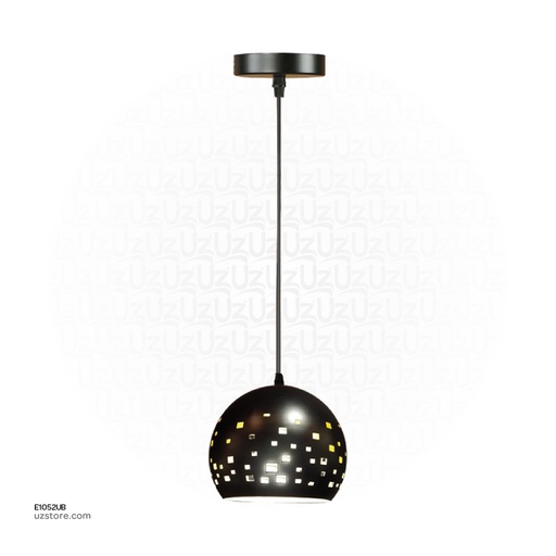 [E1052UB] Black Pendant Light 5003/1 300*280