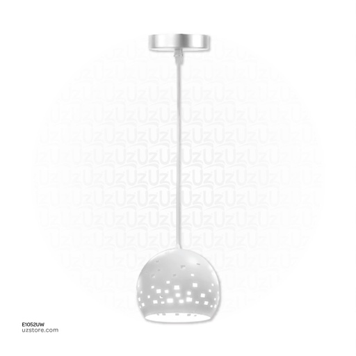 [E1052UW] White Pendant Light 5003/1 300*280