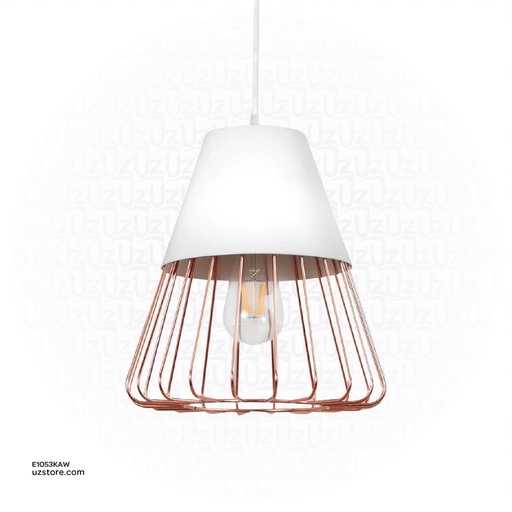 [E1053KAW] Pendant Light 7432/1 White 260*330