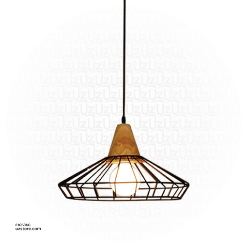 [E1053KC] Pendant Light 7254/1 Black 