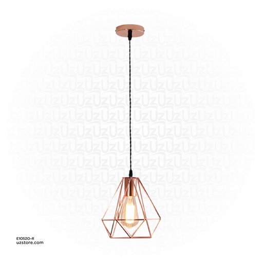 [E1052O-R] Rose Gold Diamond Pendant Light 7921/380 380*380