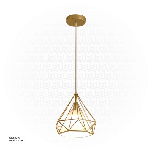 [E1052O-G] Gold Diamond Pendant Light 7921/250  250*250