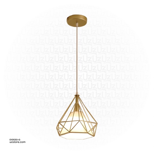 [E1052O-G] Gold Diamond Pendant Light 7921/250  250*250