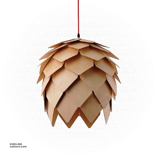 [E1201I-260] Pendant Wood Light 260mm OGS-WL01 (P)