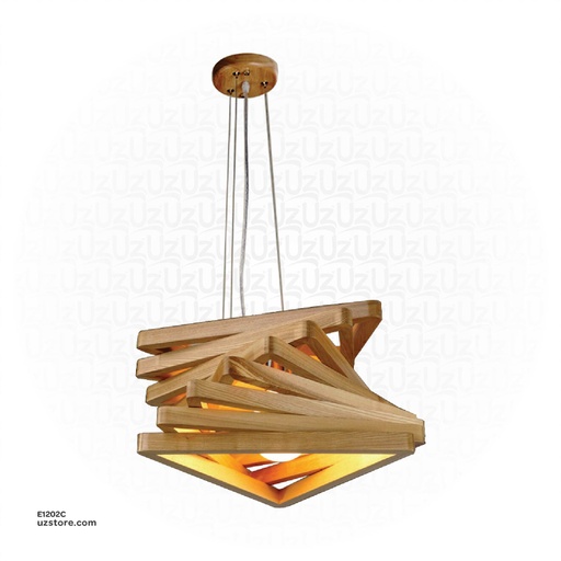 [E1202C] Pendant Wood Light  OGS-WL26(P)
