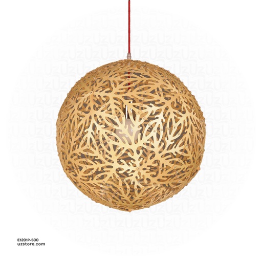 [E1201P-500] Pendant Wood Light 500mm OGS-WL40 (P)