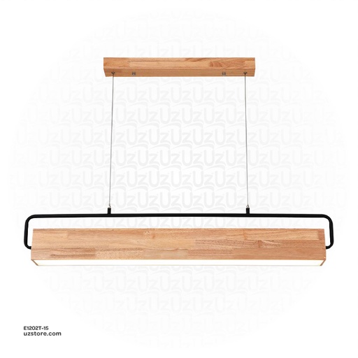 [E1202T-15] Pendant Wood Light  OGS-WL73(P)-760