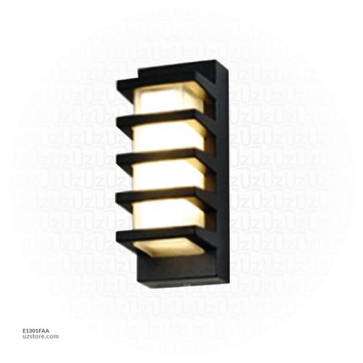 [E1301FAA] OutDoor Wall Light W940 Dark Grey 6W 3000K
