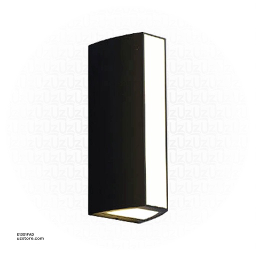 [E1301FAD] OutDoor Wall Light W0313 Dark Grey 10W 3000K