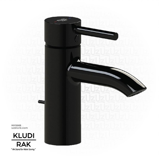 [MX1396B] KLUDI RAK Prime Single Lever Basin Mixer RAK12000-03.BK1