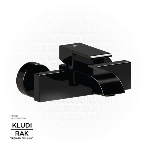 [MX1399] KLUDI RAK Profile Star Single Lever Bath & Shower Mixer Black RAK14102 BK1 