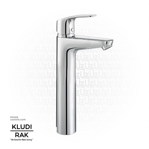[MX1406] KLUDI RAK PEARL  Single Lever high-raised XL basin mixer RAK17061