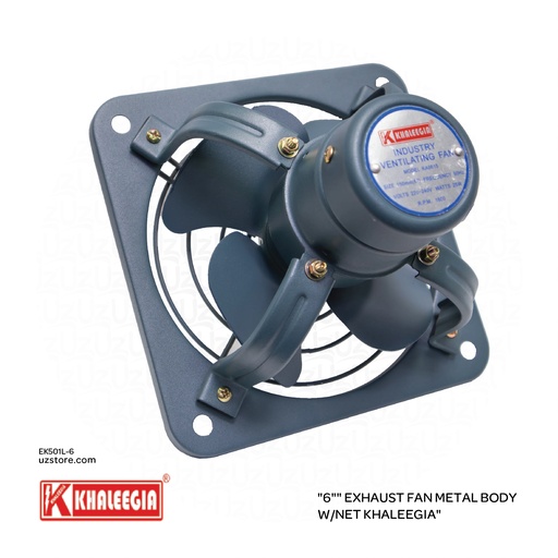 [EK501L-6] "6"" EXHAUST FAN METAL BODY W/NET KHALEEGIA" KA0615