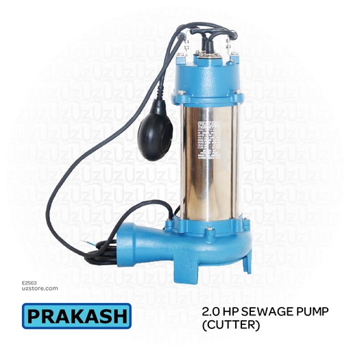 [E2563] PRAKASH 2.0 HP SEWAGE PUMP(CUTTER) PSCP10-24-1.5F