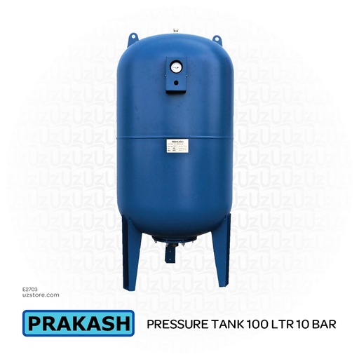 [E2703] PRAKASH PRESSURE TANK 100 LTR 10 BAR -PPT10V-100
