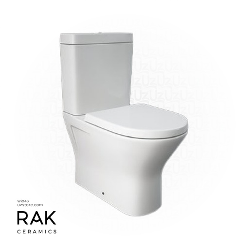 [WR146] RAK Ceramic Resort Floor stand WC P trap + Flush Tank + Soft seat RST16AWHA-FS37UK-RST10AWHA-FS60FLRT-YFG185W 