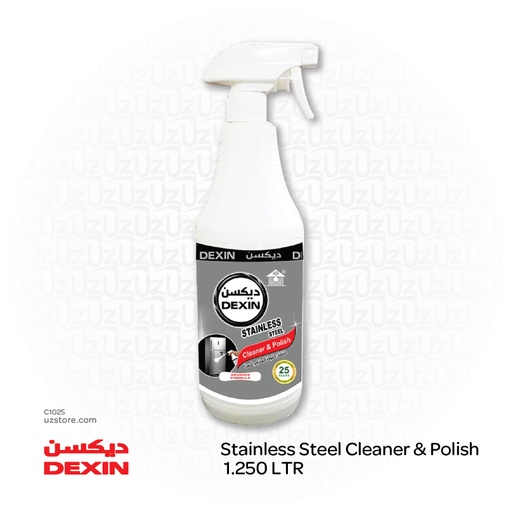 [C1025] DEXIN Stainless Steel  Cleaner & Polish 1.250 LTR
