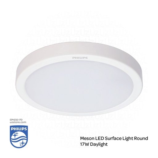 [EPH232M-17D] PHILIPS 59472 Meson LED Surface Light Round 150 17W , 6500K Cool DayLight 915005784301