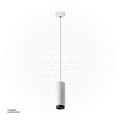 [E1302HBW] White Gypsum Pendant light GU10 210041