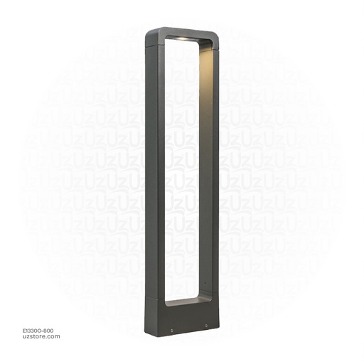 [E1330O-800] مصباح حديقة LED رمادي  DFC-1034/800H 10W*1