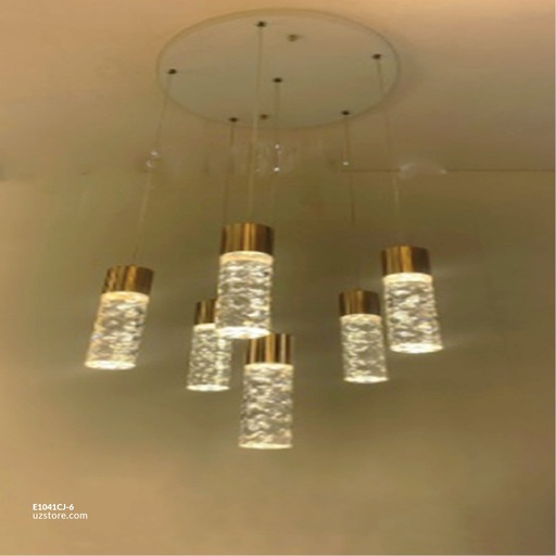[E1041CJ-6] Chandelier 9452/5+1 Q35 H100 30W