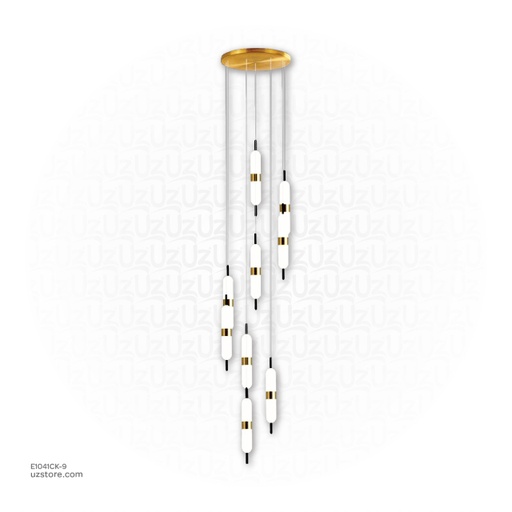 [E1041CK-9] Chandelier 9460/5+3+1 Q40 H120 90W