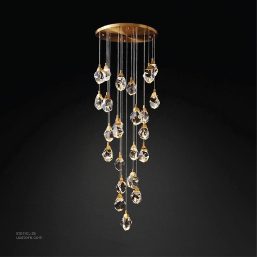 [E1041CL-25] Chandelier 9466/25. Q60 H500 125W