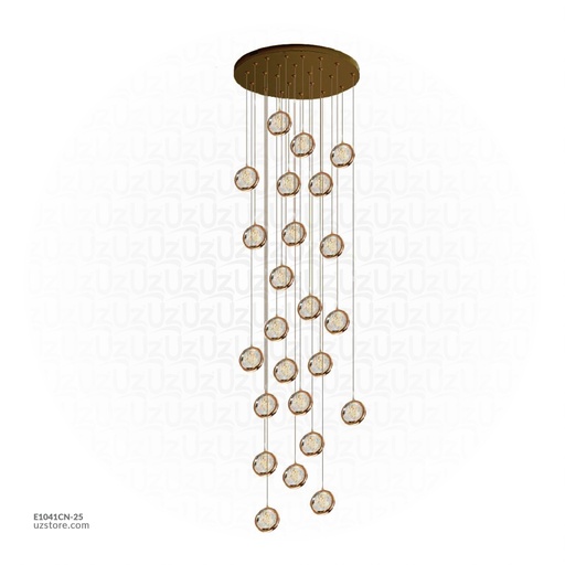 [E1041CN-25] Chandelier 9473/25. Q60 H500 188W