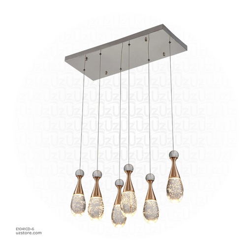 [E1041CD-6] Chandelier 9458/4+2 60*22 H100 30W