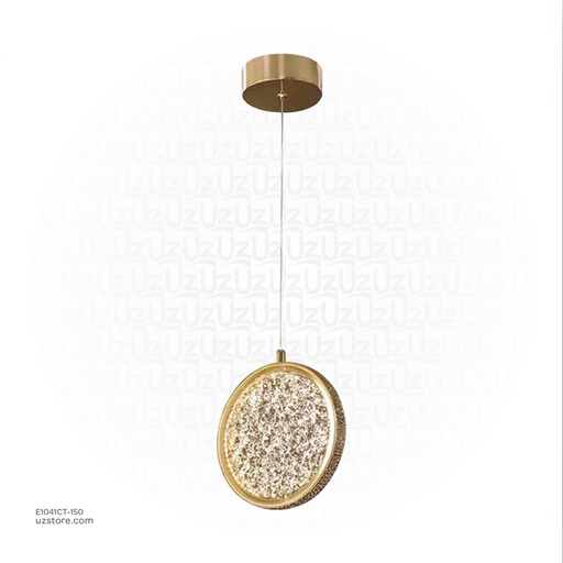 [E1041CT-150] Chandelier 9622-150 GD  12W