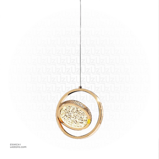 [E1041CX-1] Pendant light  9636/1 GD  11W