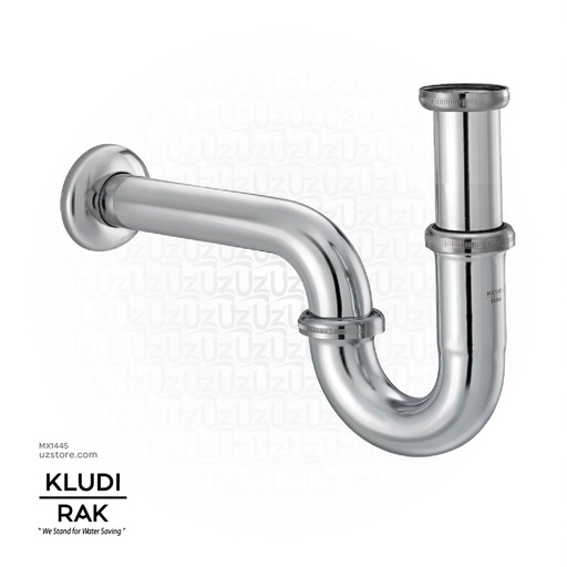 [MX1445] KLUDI RAK  Brass P-Trap 1 1/4X32MM for Basin RAK1026005