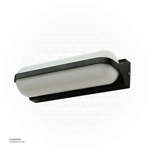 [E1301FRQ] LED Outdoor Wall LIGHT  B60110 WW Black