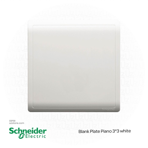 [SSP39] Blank Plate Piano 3*3 white