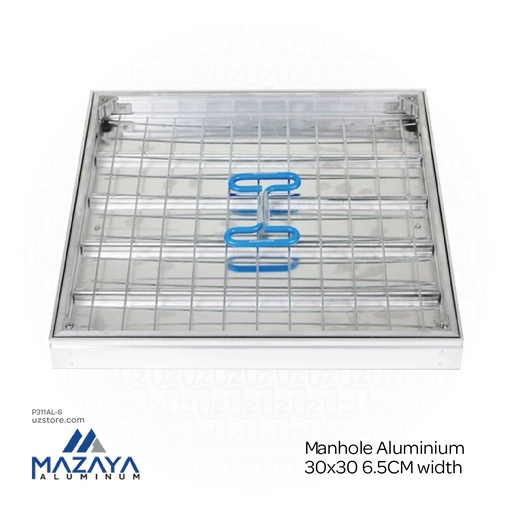 [P311Al-6] Mazaya Manhole Aluminium 30x30 6.5CM width