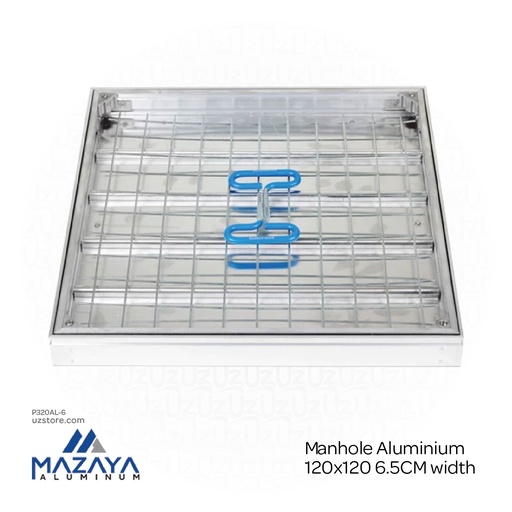 [P320Al-6] Mazaya Manhole Aluminium 120x120 6.5CM width