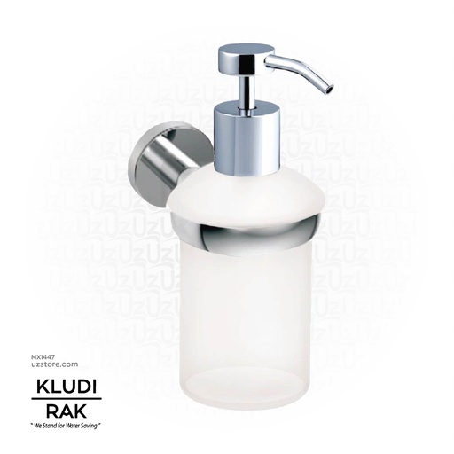[MX1447] KLUDI RAK Wall-Mounted Soap Dispenser Glass,
RAK21033