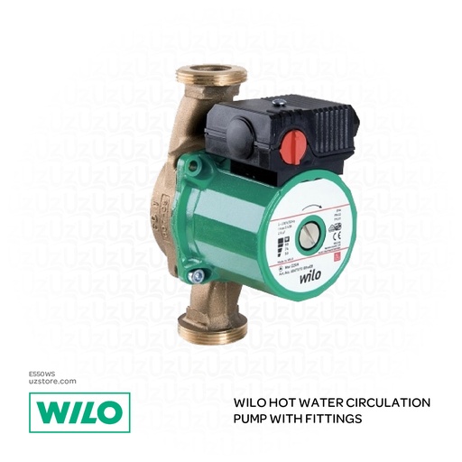 [E550WS] WILO Hot Water Circulation Pump with Fittings