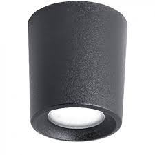 [E1303VFB-90] FUMAGALLI LIVIA 900 Black GX53 LED 3.5W SURFACE DOWNLIGHT 3000K BK Made in Italy
