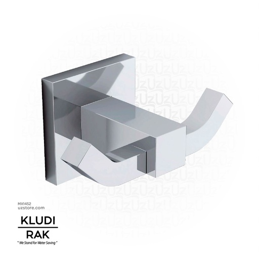 [MX1452] KLUDI RAK Brass Double Robe Hook RAK24025