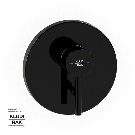 [MX1400B] KLUDI RAK Prime Concealed Single Lever Bath and Shower Mixer,
Trim Set Black RAK12075.BK1