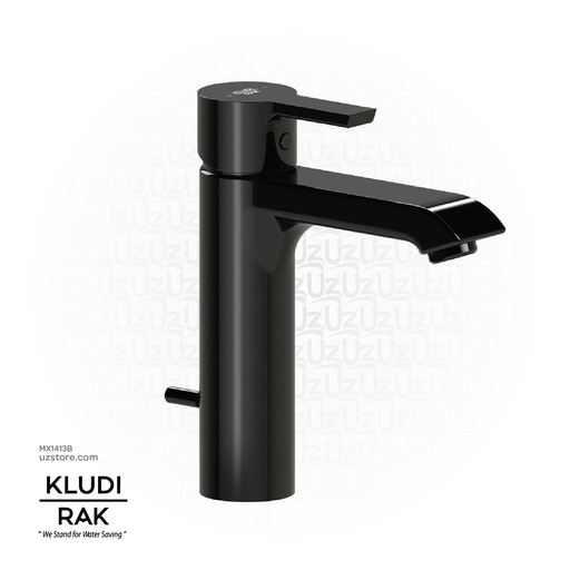 [MX1413B] KLUDI RAK PASSION  Single Lever XL basin mixer Black RAK13060-03.BK2