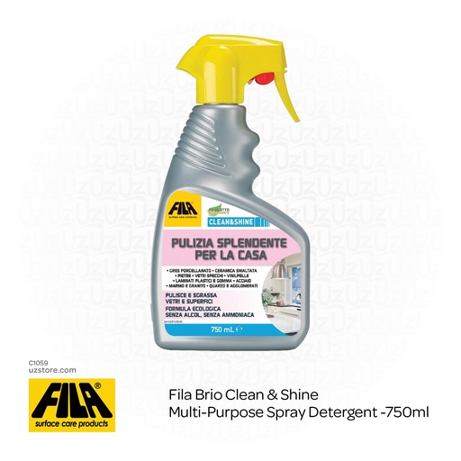 [C1059] FILA Brio Clean & Shine – Multi-Purpose Spray Detergent -750ml